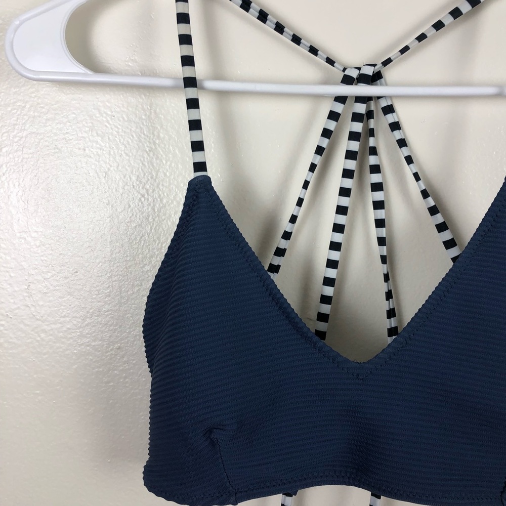 No Brand Stripe Strap Bikini Top - Picture 2 of 4